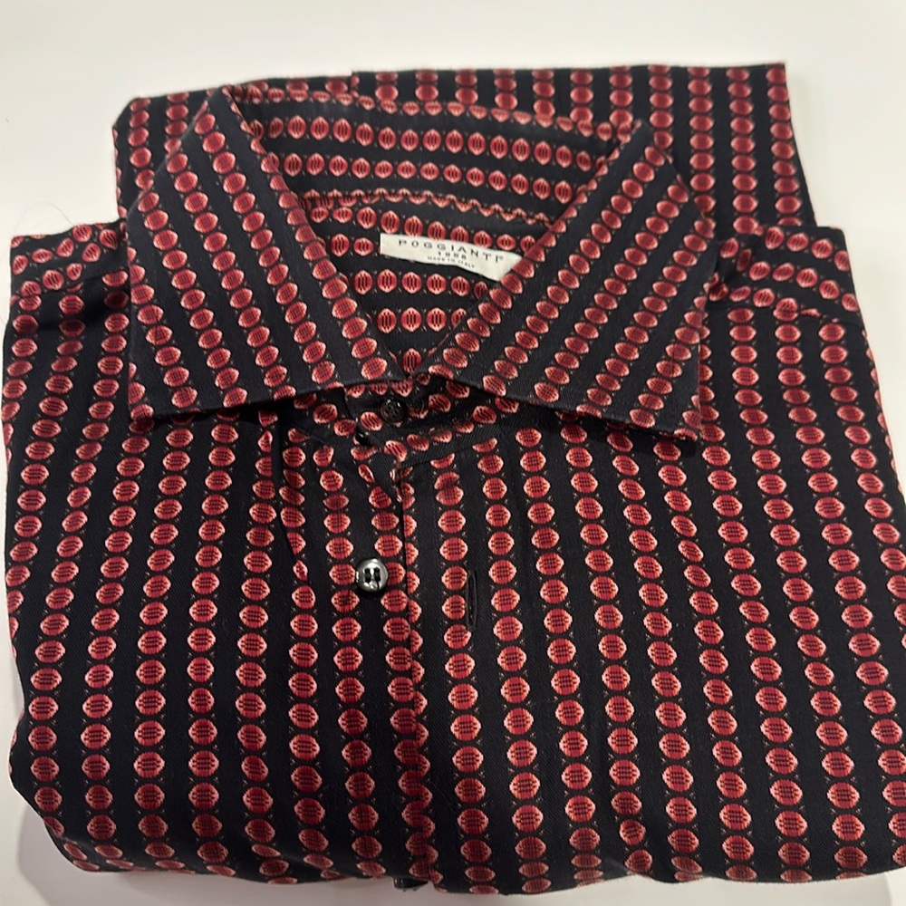 Poggianti long sleeve Italian shirt.
